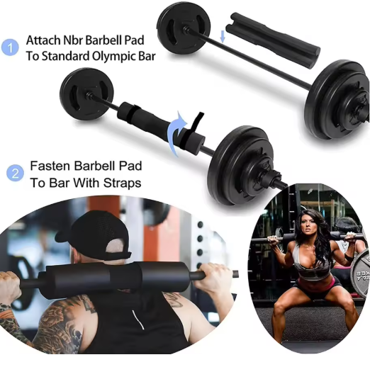 Dumbbell shoulder pads
